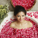 Dried Rose Petals Natural Flower Spa Whitening Shower Dry Rose Natural Flower Petal Bath Relieve Fr