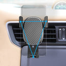 Bakeey Carbon Fiber Gravity Linkage Air Vent Car Phone Holder For 4.0-6.0 Smart Phone