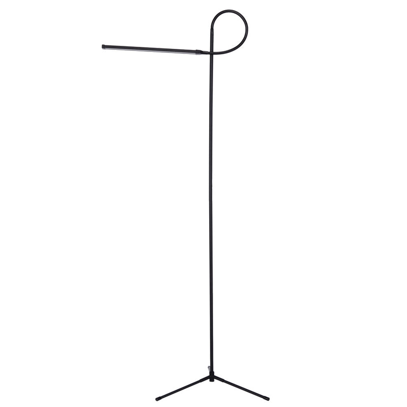 Modern 8W White & Warm White LED Floor Lamp Dimmer USB Desk Reading Light Fixture for Bedroom Decor