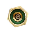 2pcs Recovery Tank Vacuum Pump Brass Adapter 1/4 to 1/2 Inch R134A to R12 for Air Conditioning