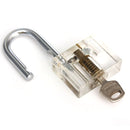 DANIU Disc Type Padlock Training Lock Transparent Cutaway Inside View of Practice Lock Pick Tools