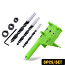 1/8/41PCS Handheld Woodworking Dowelling Jig Set Drill Guide 6/8/10MM Sleeve Wood Doweling Tool