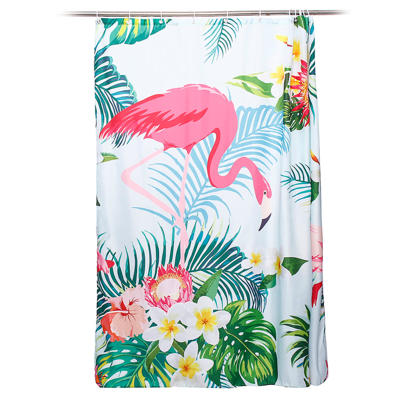 3 PCS Carpet Set Toilet Cover Bathroom Shower Curtain Sets Polyester Fabric