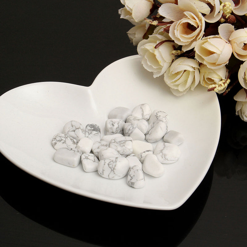 50g White Natural Turquoise Rock Stone Healing Aquarium Gravel