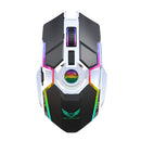 ZERODATE T30 2400DPI 2.4G Wireless RGB LED Rechargeable Ergonomic Design Gaming Mouse for PC Laptop
