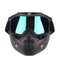 Windproof Goggles skiing Motorcycle Riding glasses+Breathable Face Mask