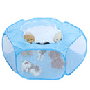 Portable Pet Folding Hexagon Tent Bed Puppy Indoor Outdoor Home Teepee Kennel