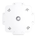 Engineering Plastic 1/8 to 1 Inch Radius Jig Router Templates Set Radius Quick-Jig Router Bit Templates Router Table Corner Jig For Routing Round Corner