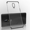 Bakeey Plating Transparent Shockproof Soft TPU Back Cover Protective Case for OnePlus 7