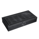 5 Grids Glasses Storage Box +2 Grids Watch Storage Box Display Case PU Leather