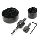 11pcs Hole Saw Cutter Set 19-64mm Carbon Steel Saw for Wood Metal Cutting