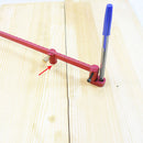 Aluminum Alloy Woodworking Deluxe Trammel System 360 Degree Carpenter Straight Line Arc Curve Scriber Circle Measuring Tool