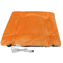 USB 5-12V  Electric Heating Cushion Heating Seat Warmer Heater Heated Pad Cushion Soft Cover 38x38cm Seat Cushion