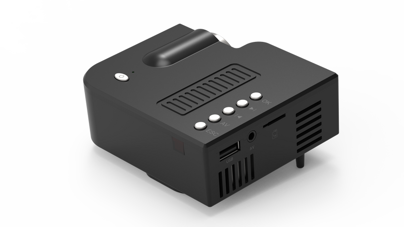 UNIC 28C Mini Portable LCD Projector  Same Screen Support 1080p USB SD Card