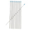 10Pcs Tungsten 2 Percent Lanthanated Blue Tip TIG Electrodes WL20 Welding Rods