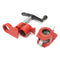 Raitool 3/4  Inch Woodworking Clamp Wood Gluing Pipe Clamp Set Woodworking Cast Structure