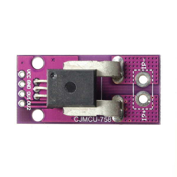 5Pcs CJMCU-758 ACS758LCB-050B-PFF-T Linear Current Sensor Hall Current Module For