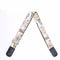 Adjustable Cotton Strap Belt with PU Leather Ends for Electric Guitar Bass Ukulele