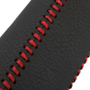 Genuine Leather Car Handbrake Cover Hand Brake Protective Sleeve Anti-slip for Honda Civic/ Accord