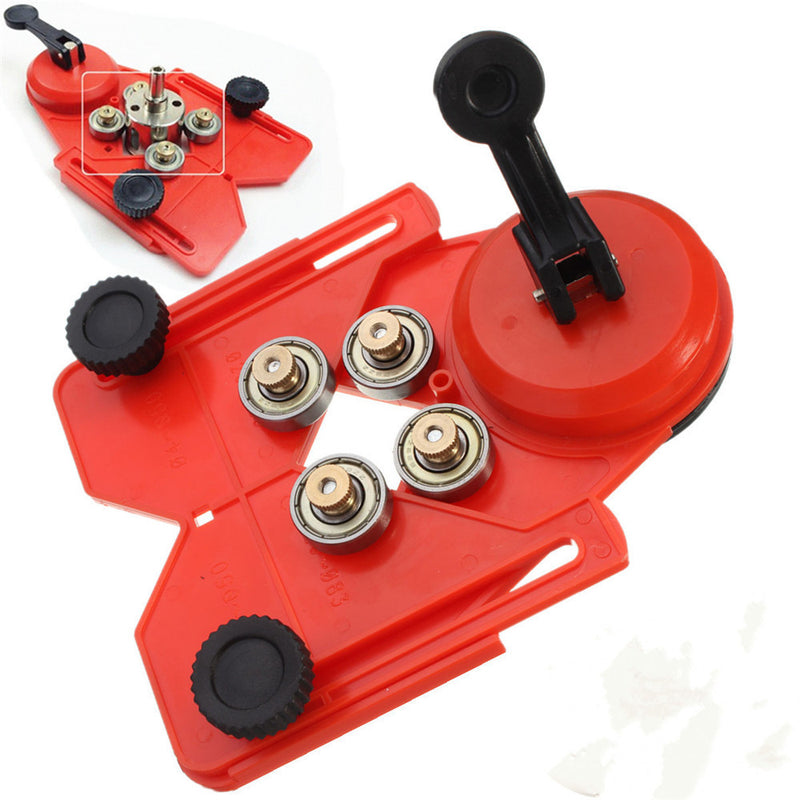 Adjustable 4-83mm Diamond Opening Locator Drill Bit Glass Hole Saw Cutter with Vacuum Base Sucker