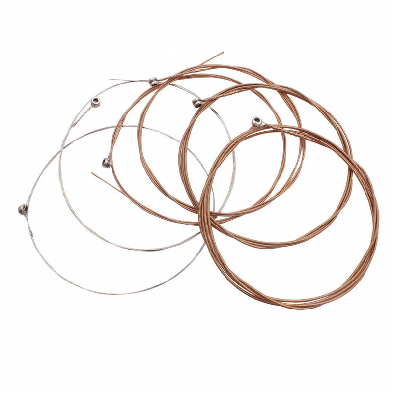 6Pcs IRIN A113 Acoustic Guitar Folk Guitar String Silver Plated 6 Sizes for Beginner