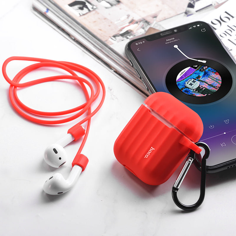 HOCO WB10 Silicone Protective Bag Earphone Storage Case for iPhone Airpods1/2 bluetooth Headset