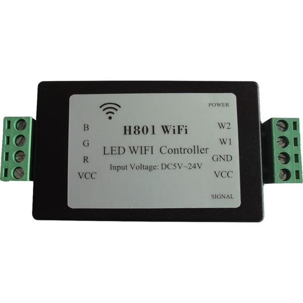 Smart LED Dimmer Receiver WiFi APP Controller for RGBWW Strip Light DC5-24V