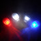 2PCS Red Bicycle Bike Light Waterproof Silicone LED Flashlight