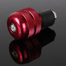 Four Red 22mm Motorcycle Round Handlebar End Weight Balance Plug