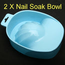 Nail Art Manicure Soak Soaker Bowl Acrylic Tip Tool