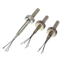 DANIU 3pcs Stainless Steel Cross Lock Pick Set Locksmith Tools