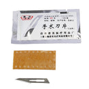 DANIU 40pcs Carbon Steel Surgical Scalpel Blade with 2pcs Handle