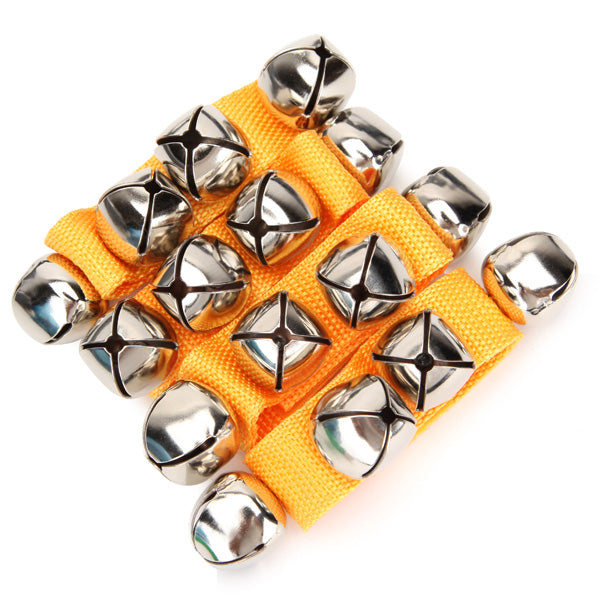 4Pcs Baby Kids Wrist Ankle Bell 4 Jingle Bell Strap Bracelet Early Musical Toys