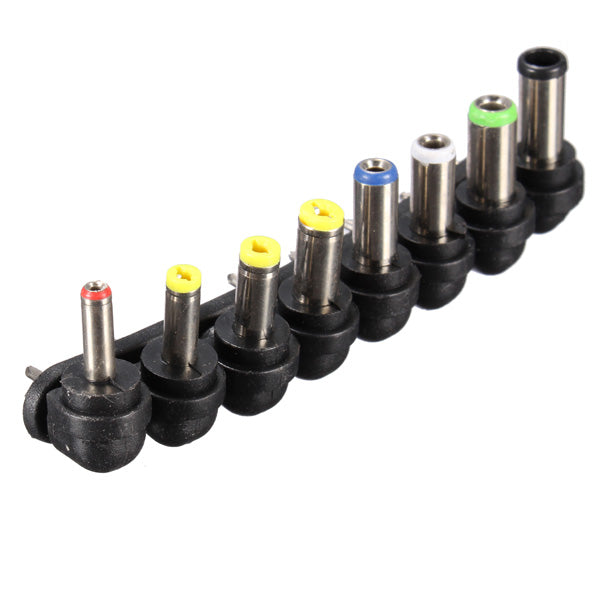 8Pcs Universal AC DC 2 Pin Power Adapter Tips for Power Charge Tester