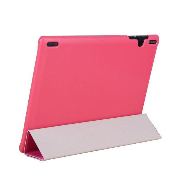 Ultra Thin Folding PU Leather Case Cover For Lenove S6000 tablet