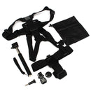 6 In 1 Chest Harness Head Strap Mount Monopod Tripod Adapter For Gopro Xiaomi Yi SJcam