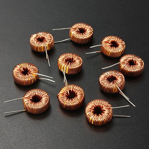 10pcs Toroid Core Inductor Wire Wind Wound mah--100uH 6A RoHS cc