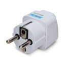5Pcs Universal AU US UK to EU Europe Plug AC 250V Power Travel Adapter