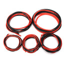 DANIU 2M AWG Soft Silicone Flexible Wire Cable 12-20 AWG (1 Meter Red + 1 Meter Black)