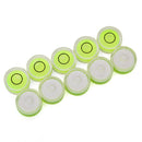 10pcs Circular Bubble Spirit Level Set For Professional Measuring Normal Use