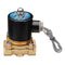 Brass DC 24V 1/2inch Electric Water Air Fuels Gas Solenoid Valve