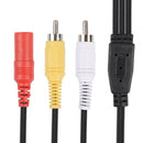 2RCA + Power Audio Video Extension Cable Wire for Security Camera