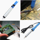 9Pcs 220V 60W Electric Iron Suit Electrical Welding Repair Soldering Tool Home Rosin Tweezers