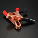 2Pcs Alligator Clip Battery Test Lead Clips 50A Red + Black 80mm