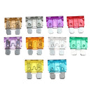 100Pcs Assorted Standard Blade Fuse Kit 2A 3A 5A 7.5A 10A 15A 20A 25A 30A 35A