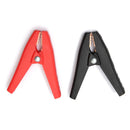 2 Pcs 90mm 100A Plastic Crocodile Alligator Car Battery Clip Clamp Anti-shorting Clip