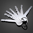 DANIU 7pcs Car Lock Opener Double Sided Lock Pick Set Locksmith Tools