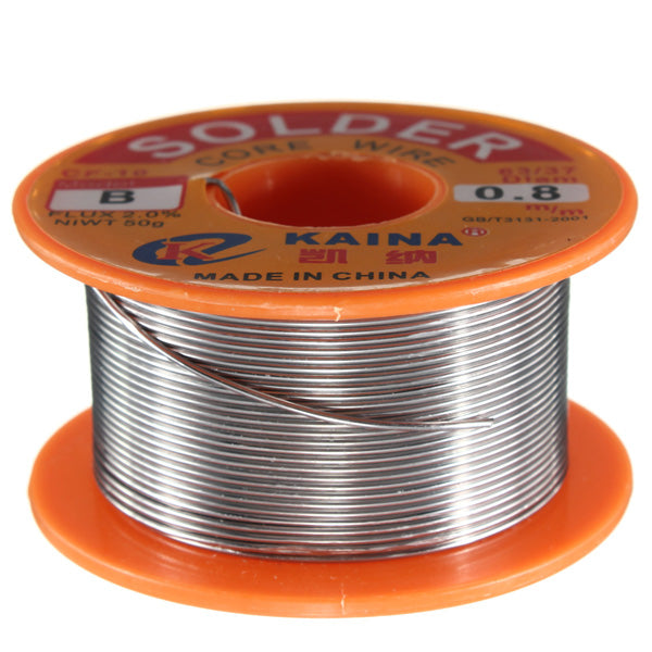 63/37 0.8mm Tin Lead Rosin Core Flux Solder Soldering Welding Iron Wire Reel