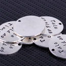 10pcs 1" Tale as old as Time Charm Message Round Pendant Jewelry Findings Gifts