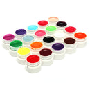 20 Mix Pure Colors Acrylic Nail Art UV Gel Builder